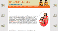 Desktop Screenshot of mandolinsisters.com